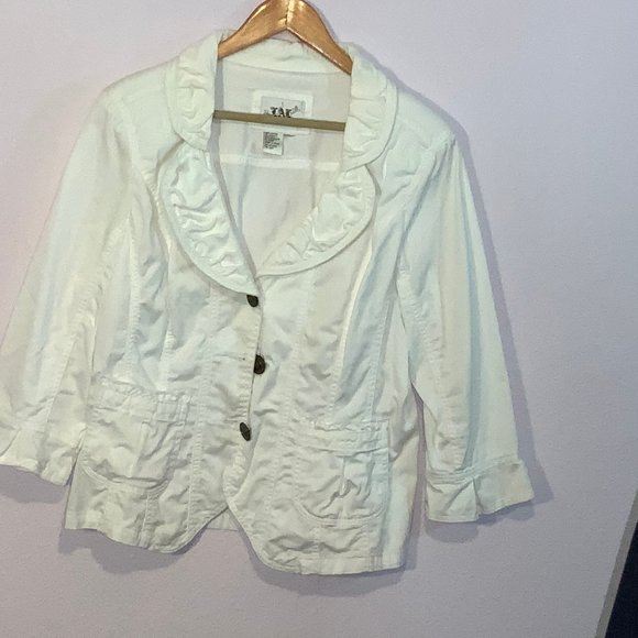 Live a Little Jackets & Blazers - Live A Little White Blazer M Women